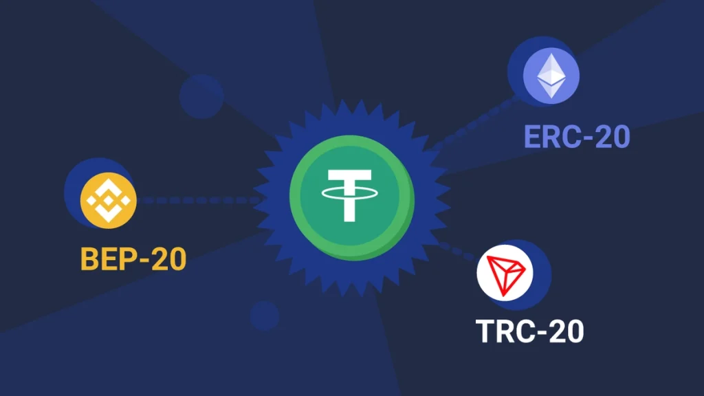 استاندارد ERC-20 چیست و چه تفاوتی با TRC-20 و BEP-20 دارد؟